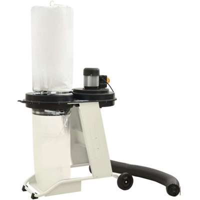 vidaXL Aspiratore Trucioli di Legno Motore 3/4CV 550 W - Bianco