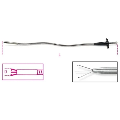 Artigli prensili flessibili L mm 1000 art. 1713M