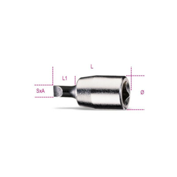 CHIAVI A BUSSOLA A GIRAVITE PER VITI CON INTAGLIO CROMATE-INSERTI BRUNITI SxA MM 1,2x6,5 ART. 900LP en oferta