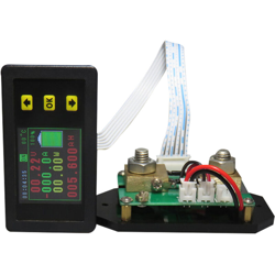 Voltmetro multifunzione Display LCD da 1,8 pollici Tensione corrente Strumento con funzione di memoria di spegnimento,Multicolore, 100A características