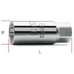 Beta - CHIAVI A BUSSOLA CON ATTACCO QUADRO FEMMINA 3/8' PER CANDELE D'ACCENSIONE 20,8 13/16 ART. 956E precio