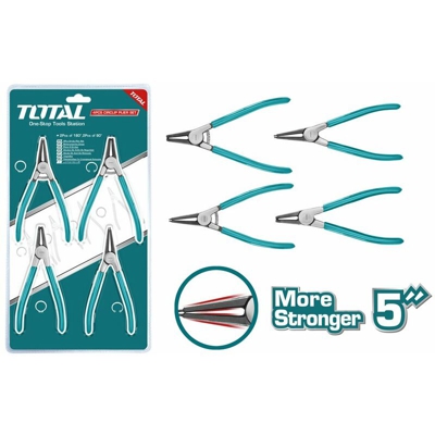 Total - Set da 4 Mini Pinze da 180mm con Borsa