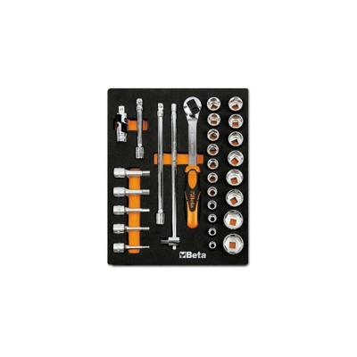 Beta - TERMOFORMATO MORBIDO CON 29 UTENSILI ART. M82