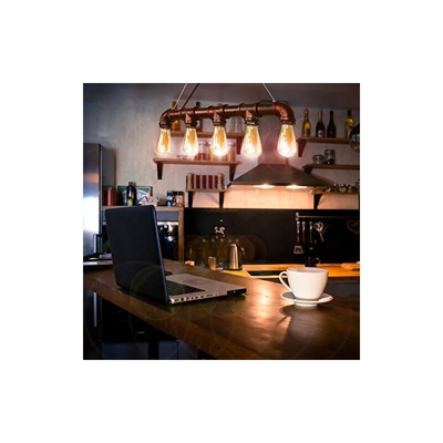 Lampadario Vintage Industriale Lampada a Sospensione Steampunk modelli : 5 luci