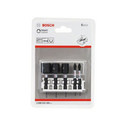 Bosch Confezione di bit di avvitamento e bussole Impact Control, 5 pz. - 2608522350 precio