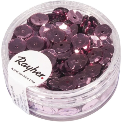 Rayher - Paillette Concave Rosa Antico 6Mm - 6Gr