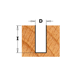 Cmt Orange Tools - K911-030 FRESA TAGLIENTE DIRITTO HW Z1 S=8 D=3x8x51 DX precio
