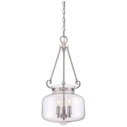 Sospensione A Soffitto A 3 Luci Nichel Spazzolato, Attacco E14 características