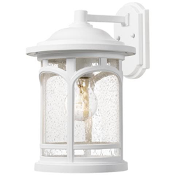 Lanterna Da Parete Da Esterno Piccola 1 Luce, Bianca, Ip44, E27 en oferta