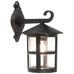 Lanterna Da Parete Per Esterni 1 Luce Con Luce Nera Ip43, Attacco E27 en oferta