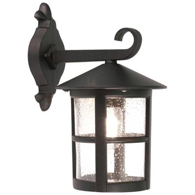 Lanterna Da Parete Per Esterni 1 Luce Con Luce Nera Ip43, Attacco E27