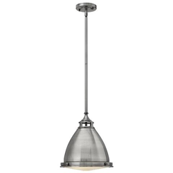 Sospensione A Soffitto A Cupola Media 1 Luce Nichel Antico Lucido, E27 precio