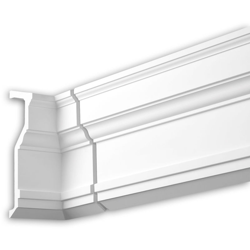 Profhome Decor - Angolo interno Profhome 481021 cornice per esterno elemento angolore elemento di facciata stile neoclassico bianco en oferta