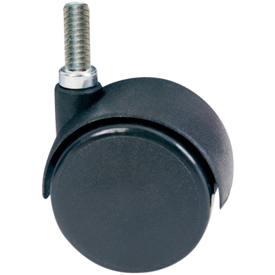 4 PZ Di RUOTA NYLON GEMELLARE C/PERNO 8MA-15 MM.50*