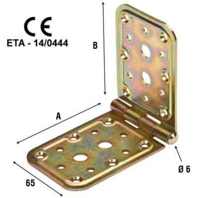 Cerniera per Giunzione Tropicalizzata A.741 - 200 mm