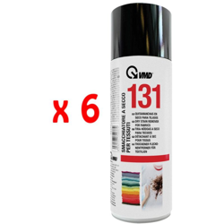 6 Bombolette Spray Smacchiatore A Secco Per Tessuti 200 Ml 131 - Vmd características