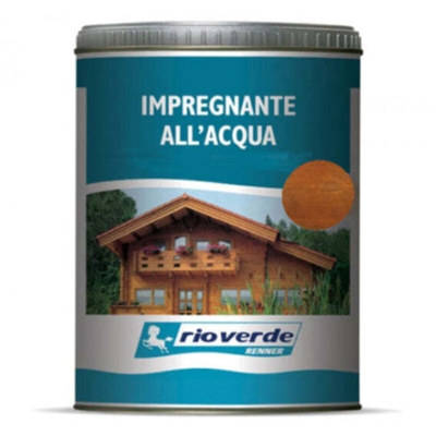 Rio Verde - Impregnante All'Acqua Colore Noce 750 Ml. Rm1310