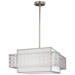 Barra A Sospensione A 3 Luci Argento, Attacco E27 en oferta