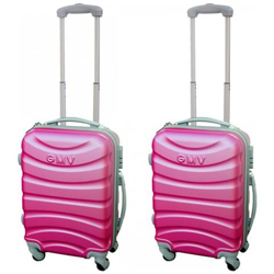 Coppia Trolley 20'' Gmv Valigia Rigida Bagaglio A Mano Abs 001d-fx fx características