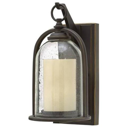 Lanterna Da Parete Piccola Da Esterno 1 Luce Bronzo Lucidato A Olio Ip44, E27 en oferta