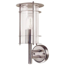 Lanterna Da Parete 1 Luce Per Esterno In Acciaio Inox Ip43, Attacco E27 características