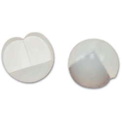 Paraspigolo Autoadesivo Sferico in Gomma Trasparente Blister 4 Pz Misura Piccola características