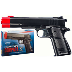 Pistola Gas Compact 22 Black 2840 Villa Giocattoli en oferta