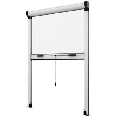 ZANZARIERA A RULLO VERTICALE PER PORTA/FINESTRA cm 140 x 250 - bronzo