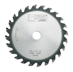 Maurer-plus - Lama Circolare Widia per Legno 235 mm 30 denti Foro 30/25 Maurer Plus características