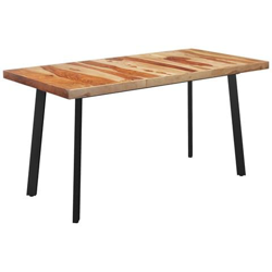 Tavolo Da Pranzo Con Gambe A V 180x90x77cm Massello Di Sheesham precio