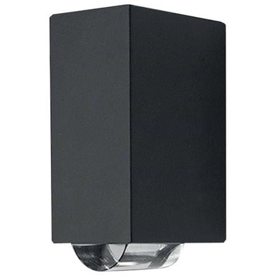 Applique Da Esterno A Led 2 Luci Grafite Ip54