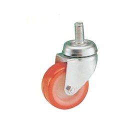 RUOTA IN NYLON CON PERNO FILETTATO CROMATO DIAMETRO 50 MM - Oreca en oferta