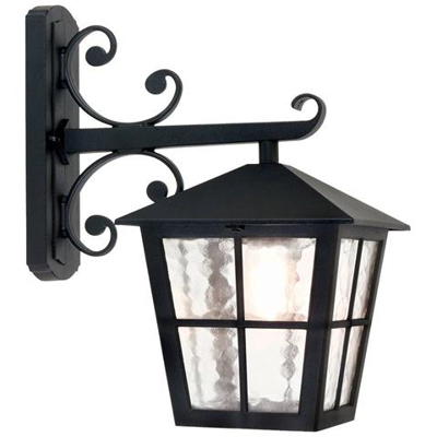 Lanterna Da Parete Per Esterni A 1 Luce Nera, E27