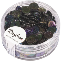 Rayher - Paillette Concave Nero Iridiscente 6Mm - 6Gr características