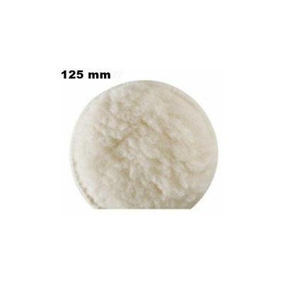 TAMPONE CUFFIA IN LANA X LUCIDARE FISSAGGIO A STRAPPO 125 mm PER SMERIGLIATRICE