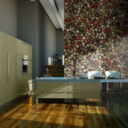 Artgeist - Fotomurale - Mosaico di pepe colorato - 250x193 en oferta