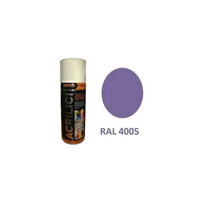Smalto spray acrilico viola chiaro ral 4005 ml. 400 Brixo 178455