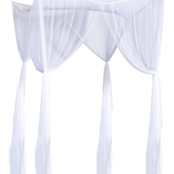 Zanzariera per Letto zanzariera a baldacchino, Materiale di Alta qualità, Rettangolare, Bianco, 220x200x210cm precio