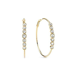 Indovinate Hollywood Glam Boucle D'oreille Créole Acier Doré Ube20114 precio