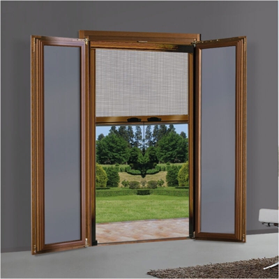 ZANZARIERA A RULLO VERTICALE PER PORTA/FINESTRA cm 80 x 250 - marrone ral 8014