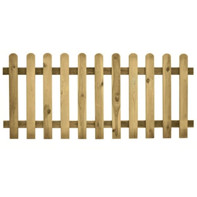 Steccato in Legno modello Milano Fisso