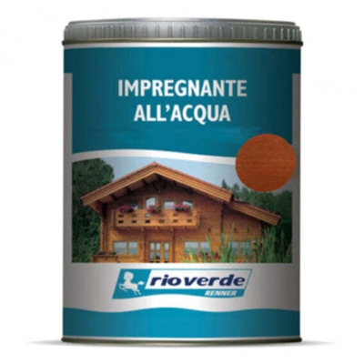 Rio Verde - Renner rm 750ml impregnante acqua per esterni ed interni, colori disponibili noce bruno