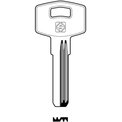 Chiavi Silca Punzonate Bnk1 Olc Gr.6/2