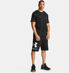 Short UA Rival Fleece Big Logo da uomo en oferta
