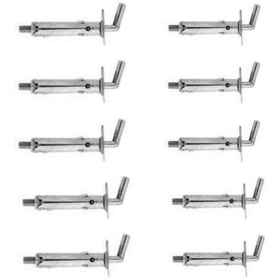 Mini-Tassello Zinco-Cromato Gancio Corto Mm.