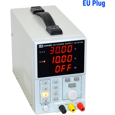 WEI LUNGO 220V 0 ~ 30V 0 ~ 10A Alimentatore CC programmabile LED a 4 cifre Tensione Corrente Visualizzazione alimentazione Sorgente stabilizzata in