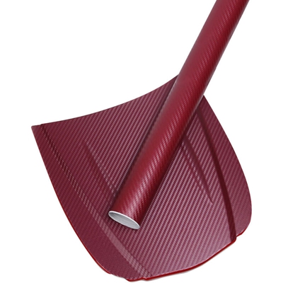 Pellicola per cambio colore corpo adesivo in fibra di carbonio per auto 127 * 10 cm rosso vino