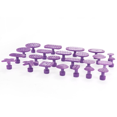24pcs strumento di guarnizione di disegno di trazione misto viola di auto Ammaccatura senza vernice Strumenti di riparazione di auto,2
