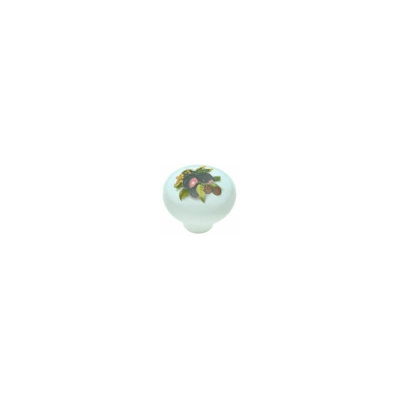 Pomelli per mobili in ceramica tondo con frutta