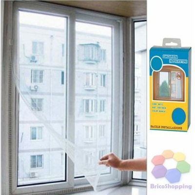 Zanzariera Poliest. X Finestra 130X150 Bianca